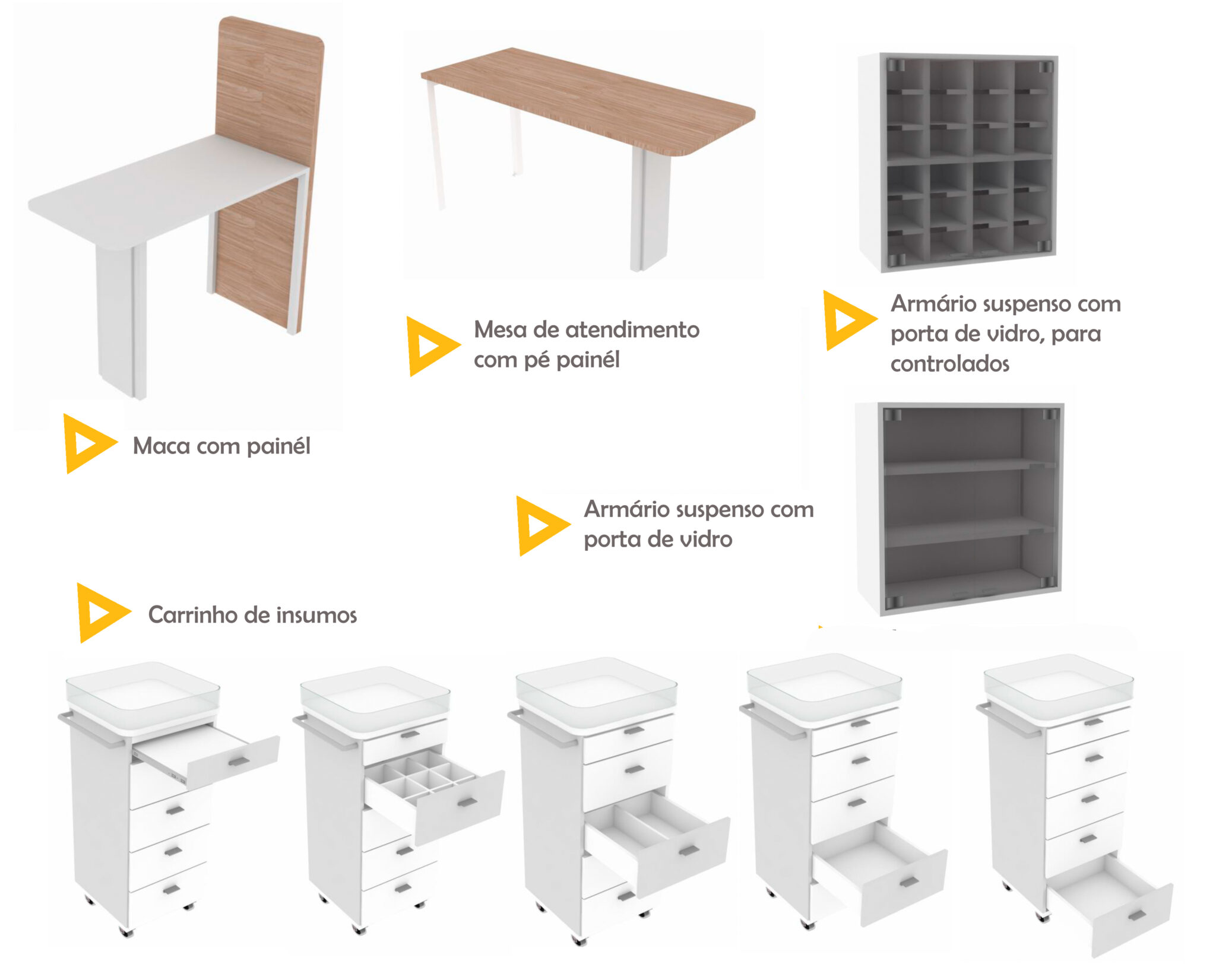Mobiliário de consultório